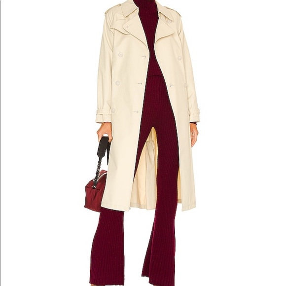 SOMETHING NAVY TURTLENECK SWEATER & RIBBED FLARE PANTS IN BURGUNDY SET, SIZE S - Picture 4 of 7